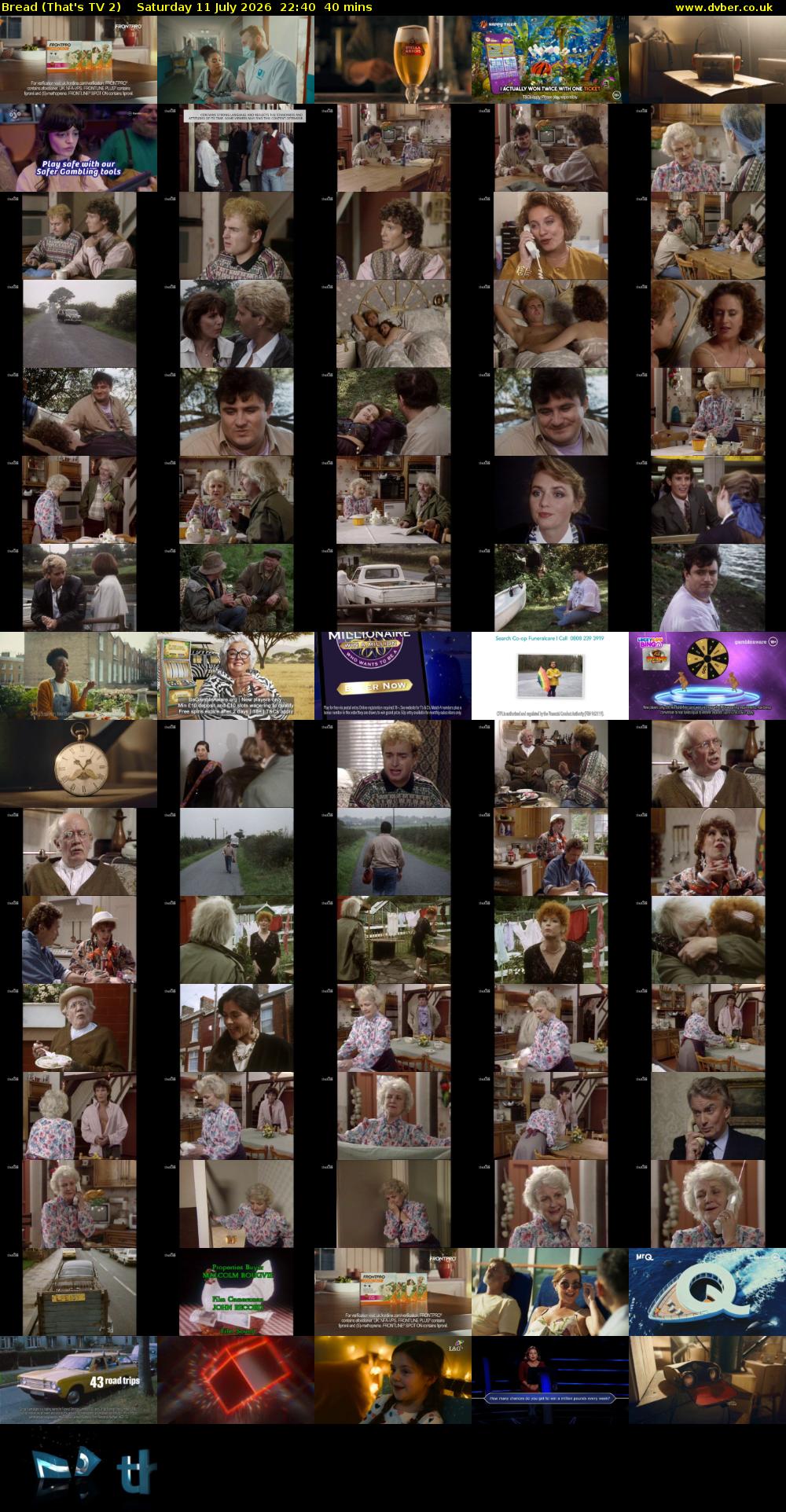 Bread (That's TV 2) Saturday 11 July 2026 22:40 - 23:20