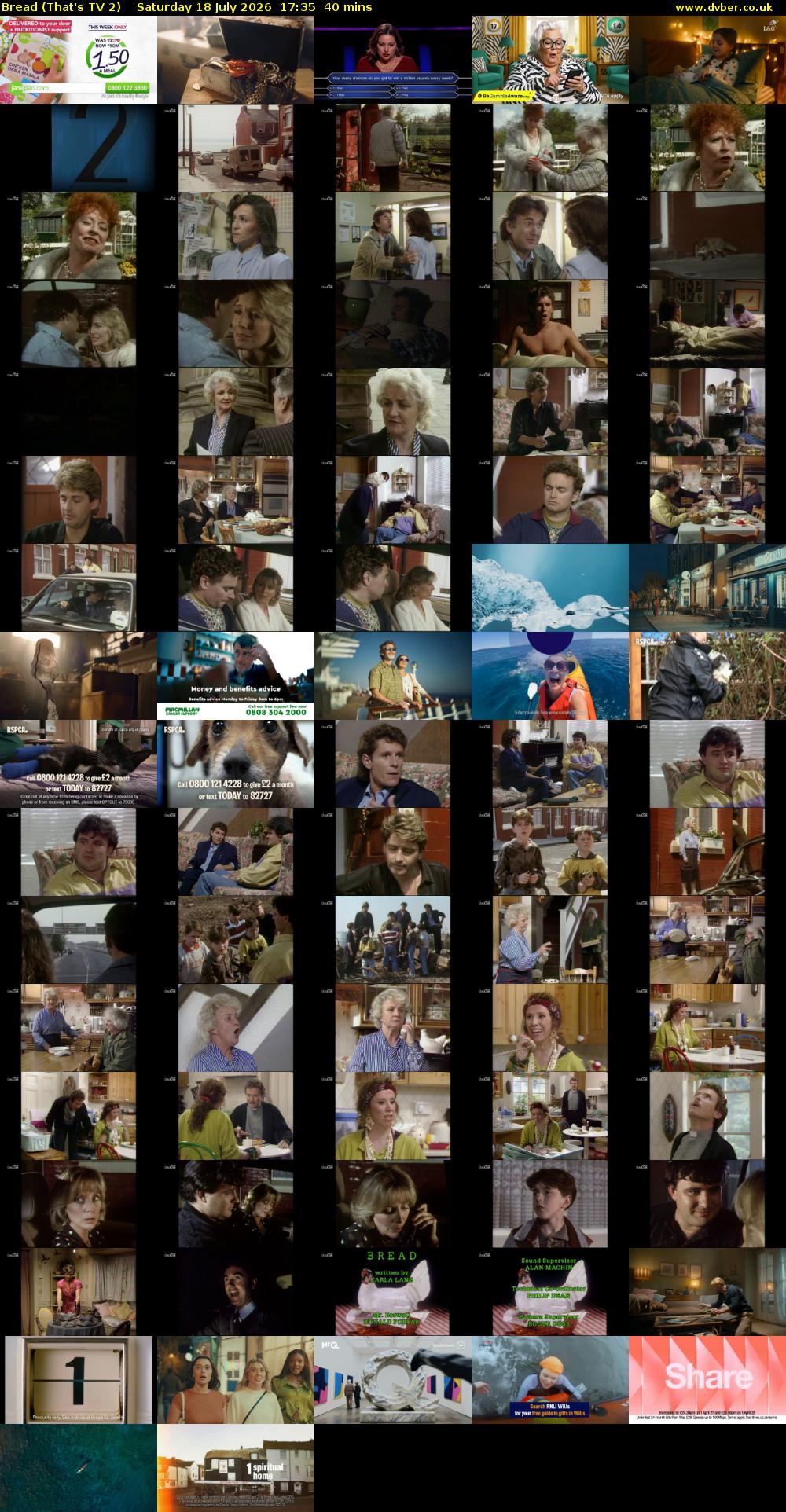 Bread (That's TV 2) Saturday 18 July 2026 17:35 - 18:15