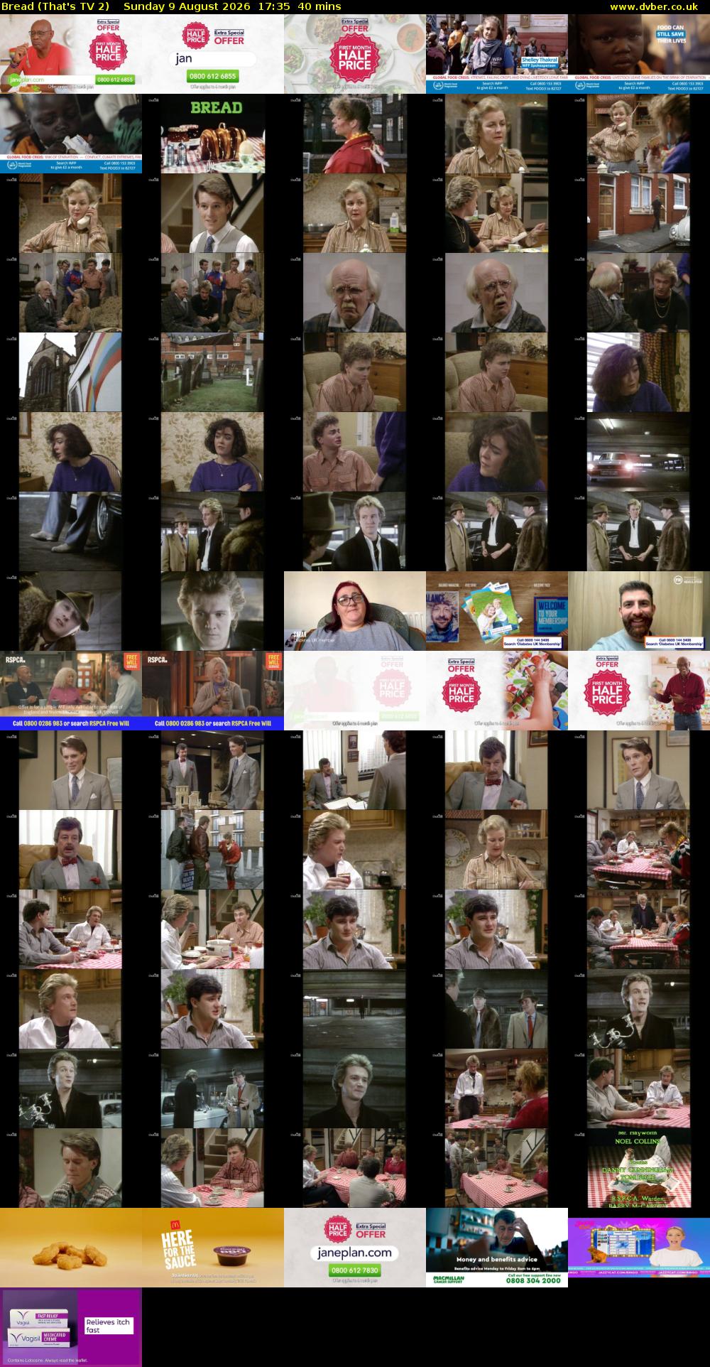 Bread (That's TV 2) Sunday 9 August 2026 17:35 - 18:15