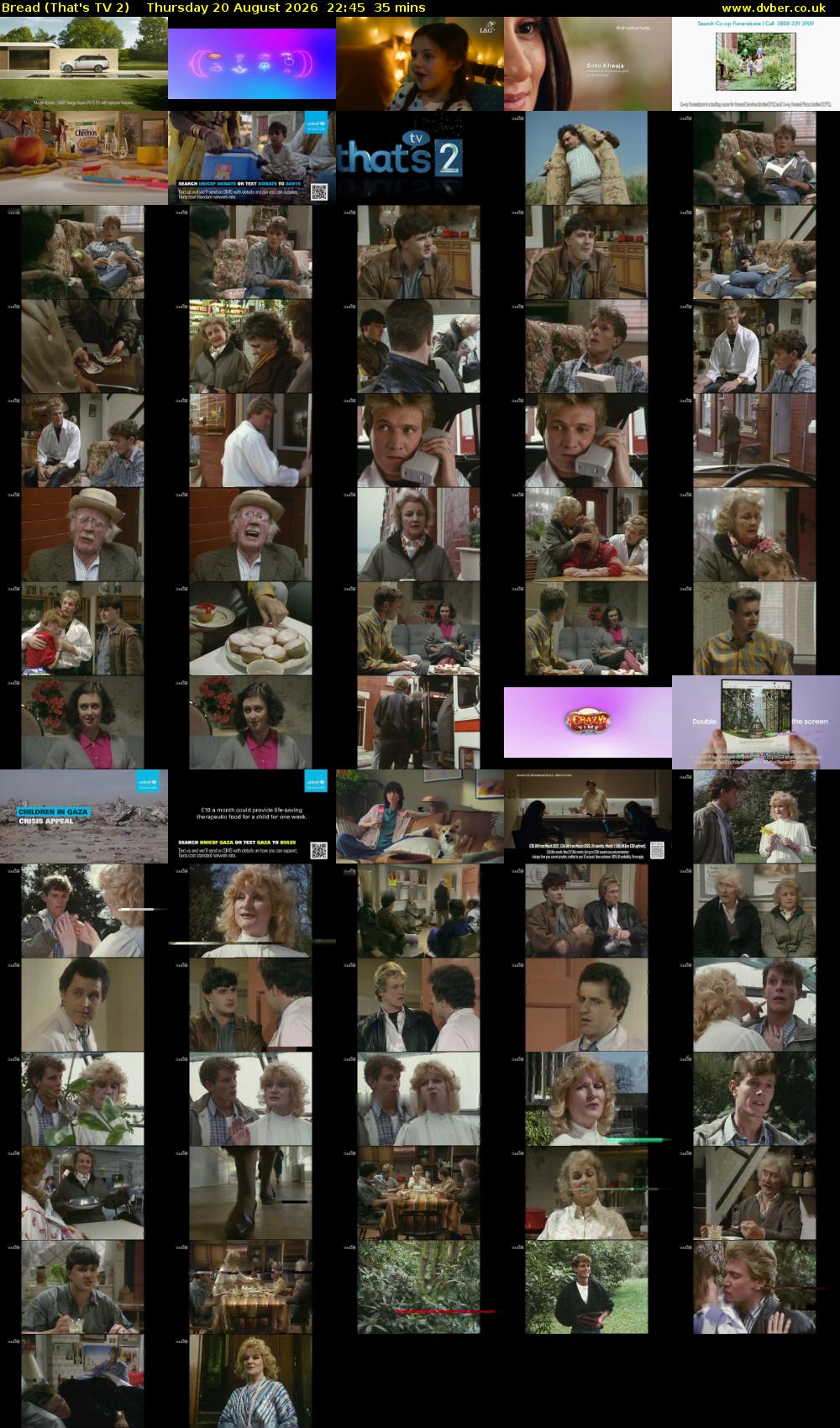 Bread (That's TV 2) Thursday 20 August 2026 22:45 - 23:20