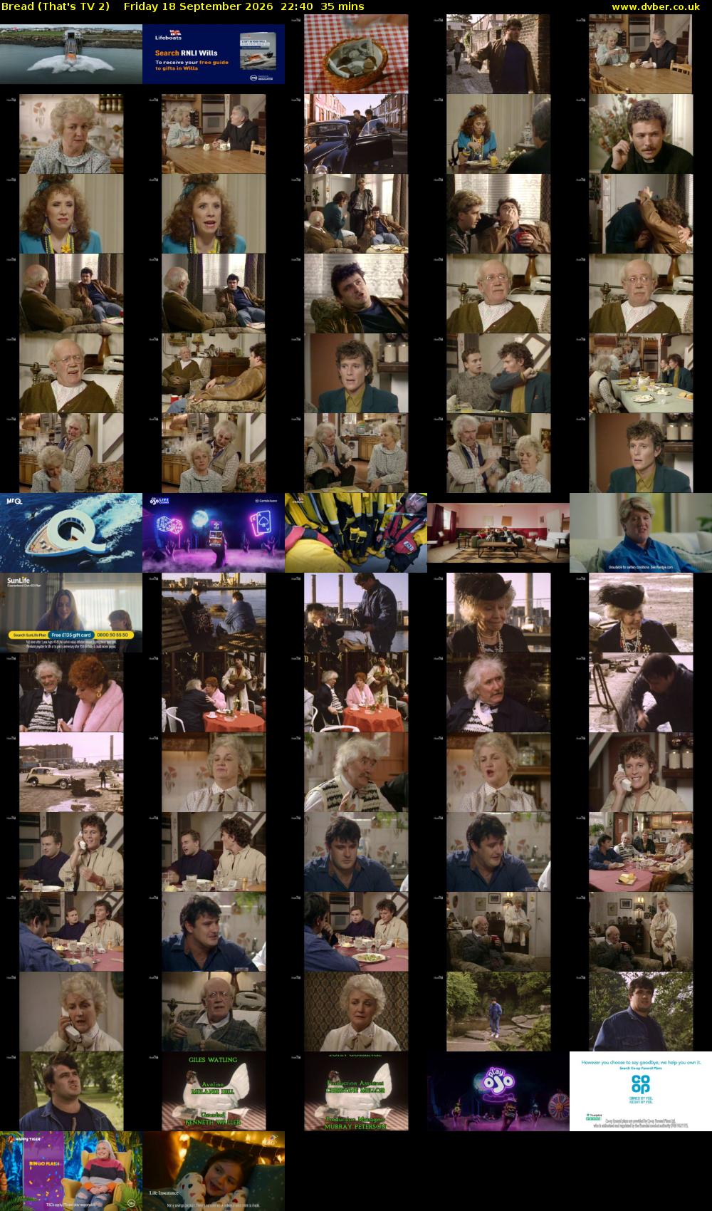 Bread (That's TV 2) Friday 18 September 2026 22:40 - 23:15