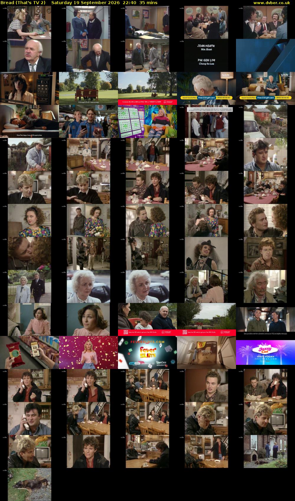 Bread (That's TV 2) Saturday 19 September 2026 22:40 - 23:15