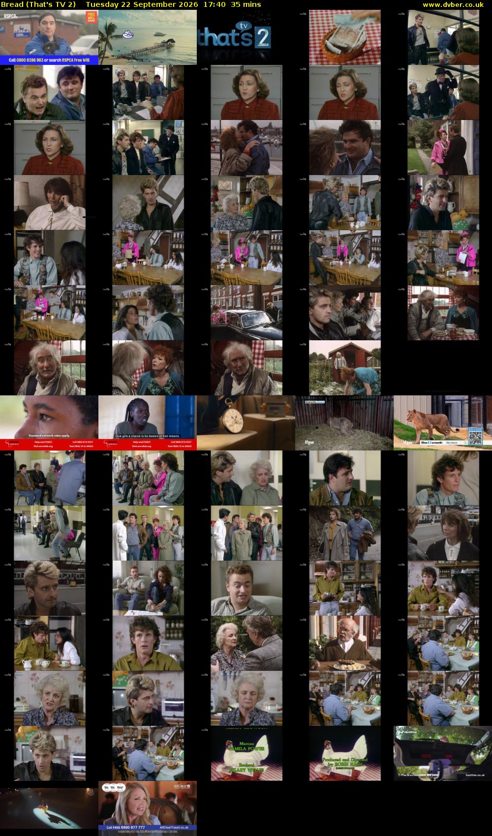 Bread (That's TV 2) Tuesday 22 September 2026 17:40 - 18:15