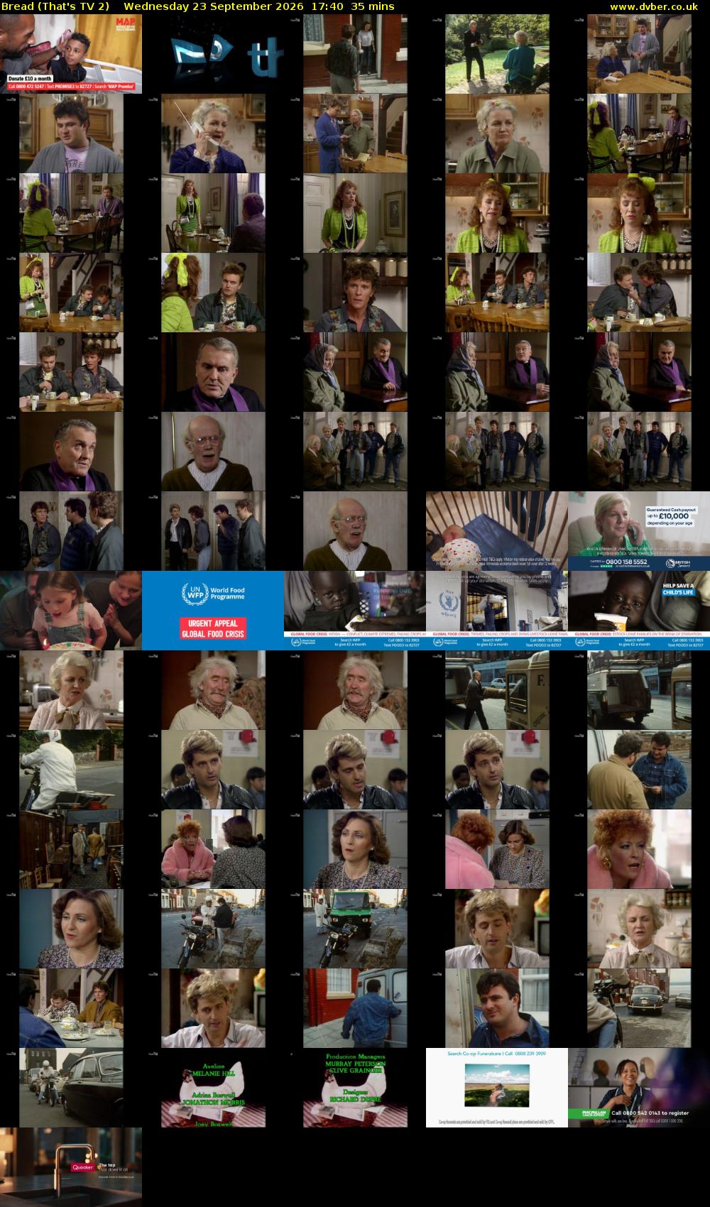 Bread (That's TV 2) Wednesday 23 September 2026 17:40 - 18:15