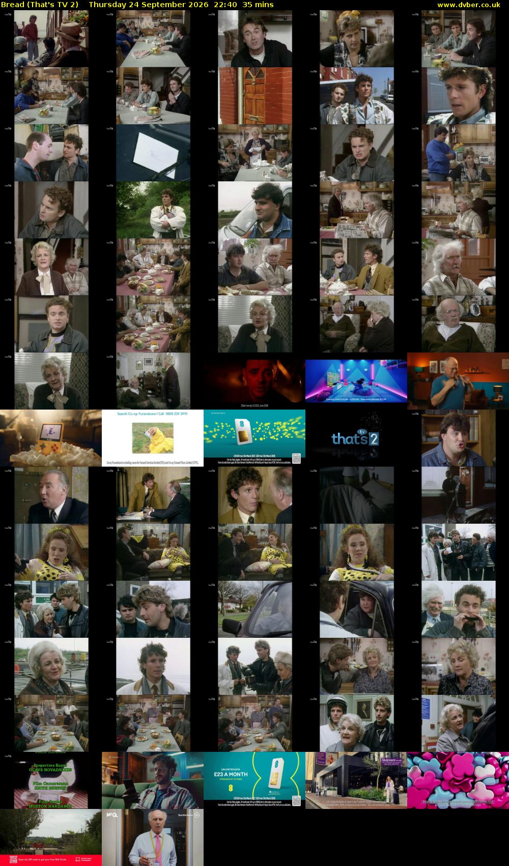Bread (That's TV 2) Thursday 24 September 2026 22:40 - 23:15