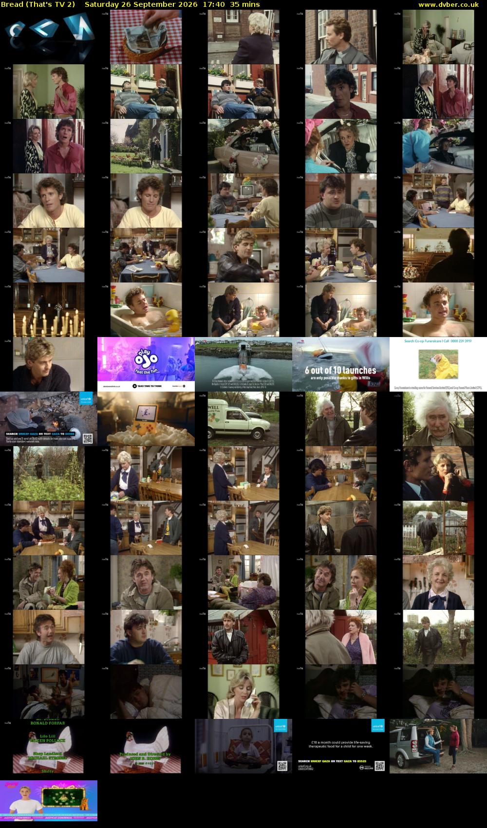 Bread (That's TV 2) Saturday 26 September 2026 17:40 - 18:15