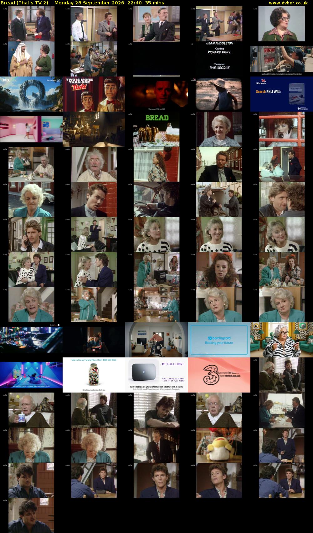 Bread (That's TV 2) Monday 28 September 2026 22:40 - 23:15