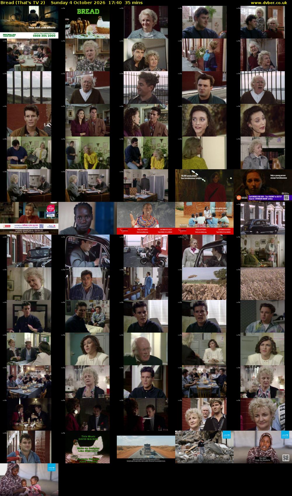 Bread (That's TV 2) Sunday 4 October 2026 17:40 - 18:15