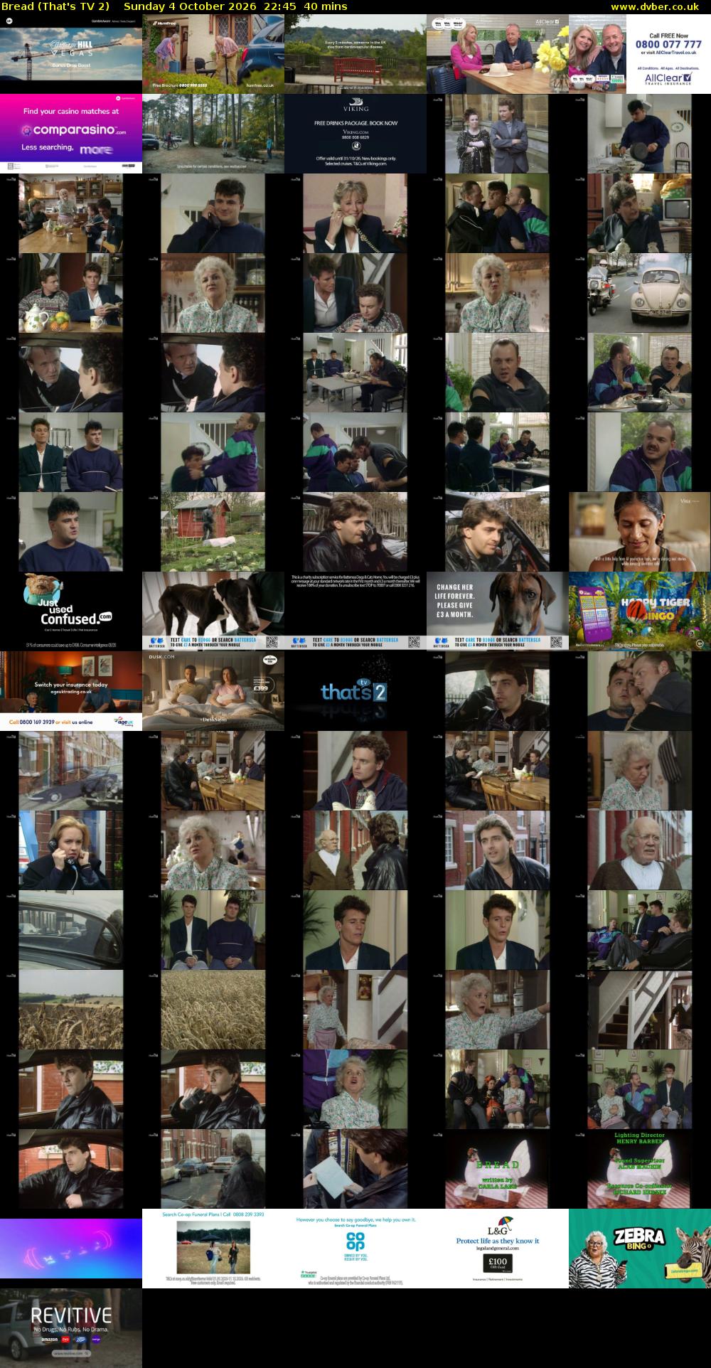 Bread (That's TV 2) Sunday 4 October 2026 22:45 - 23:25