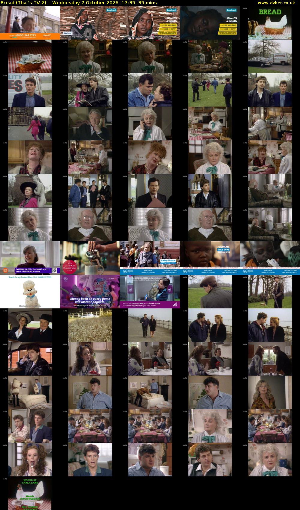 Bread (That's TV 2) Wednesday 7 October 2026 17:35 - 18:10