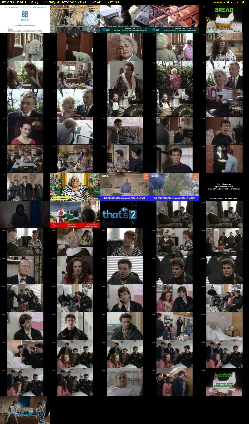 Bread (That's TV 2) Friday 9 October 2026 17:40 - 18:15