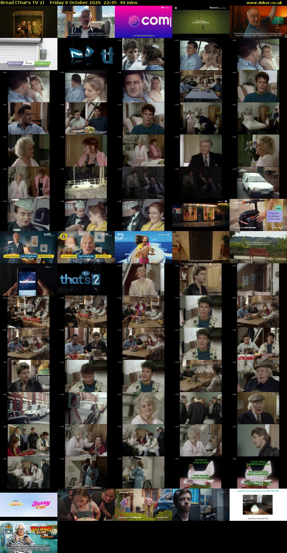 Bread (That's TV 2) Friday 9 October 2026 22:45 - 23:25