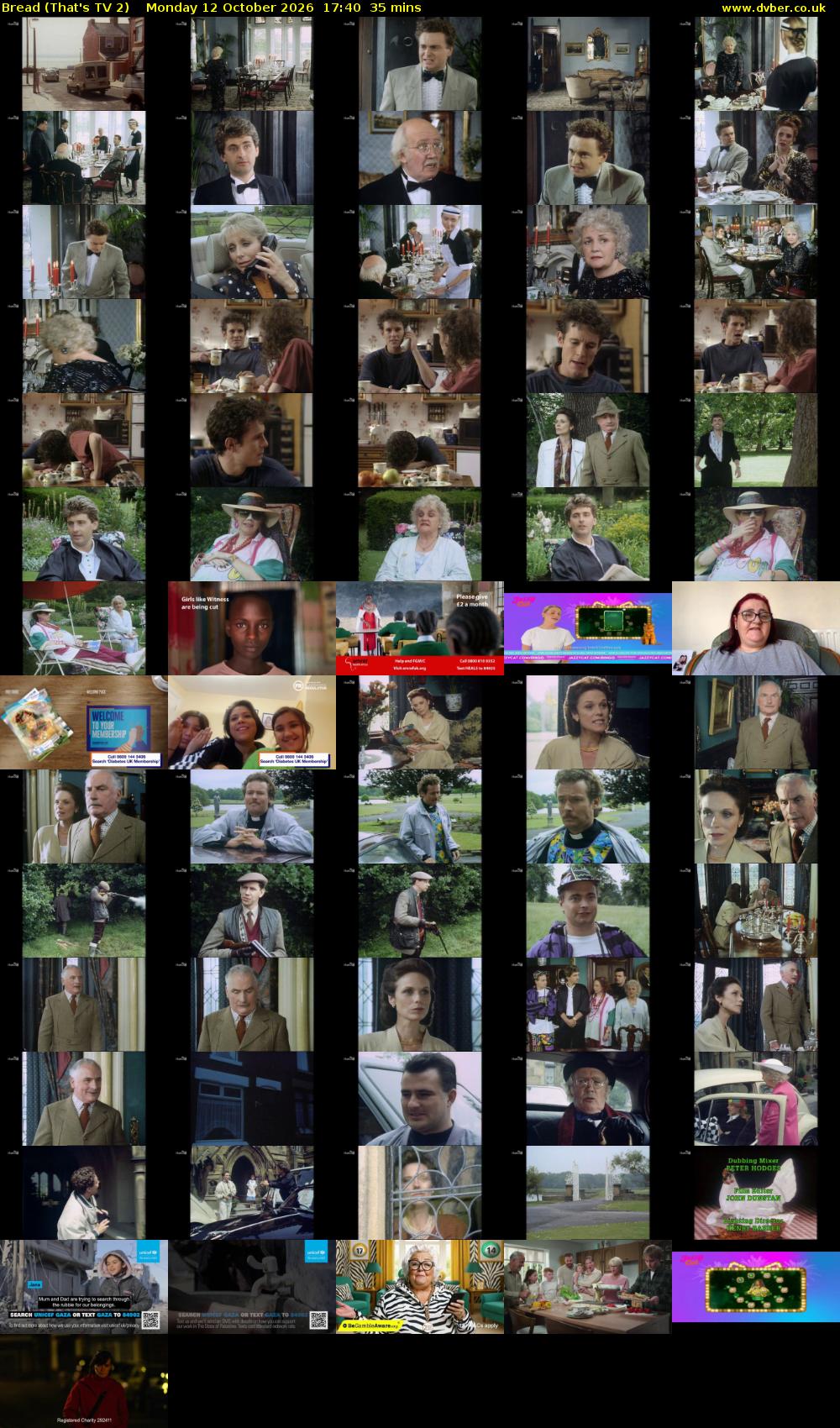 Bread (That's TV 2) Monday 12 October 2026 17:40 - 18:15