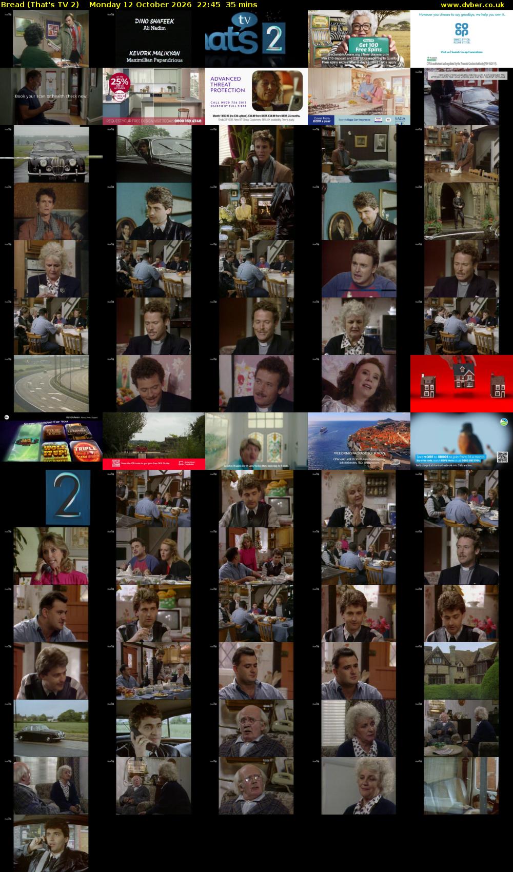 Bread (That's TV 2) Monday 12 October 2026 22:45 - 23:20