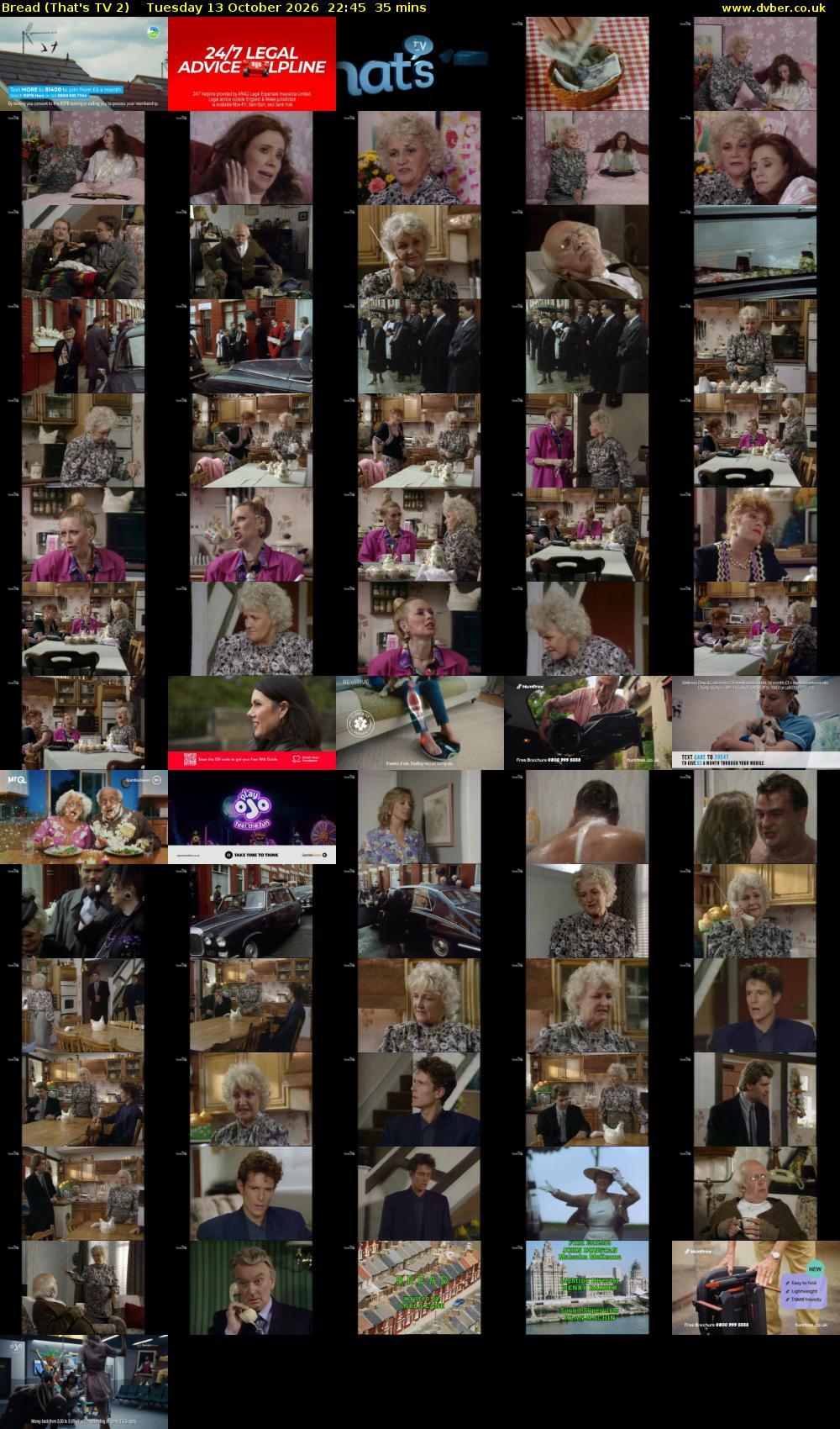 Bread (That's TV 2) Tuesday 13 October 2026 22:45 - 23:20