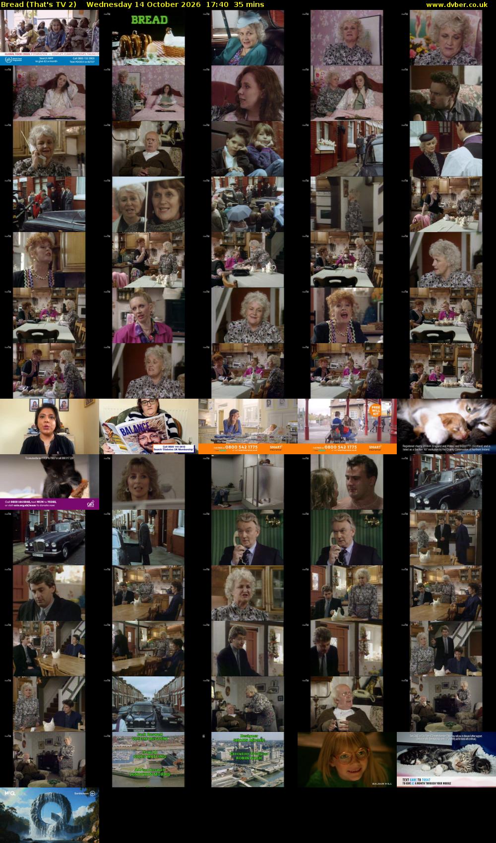 Bread (That's TV 2) Wednesday 14 October 2026 17:40 - 18:15