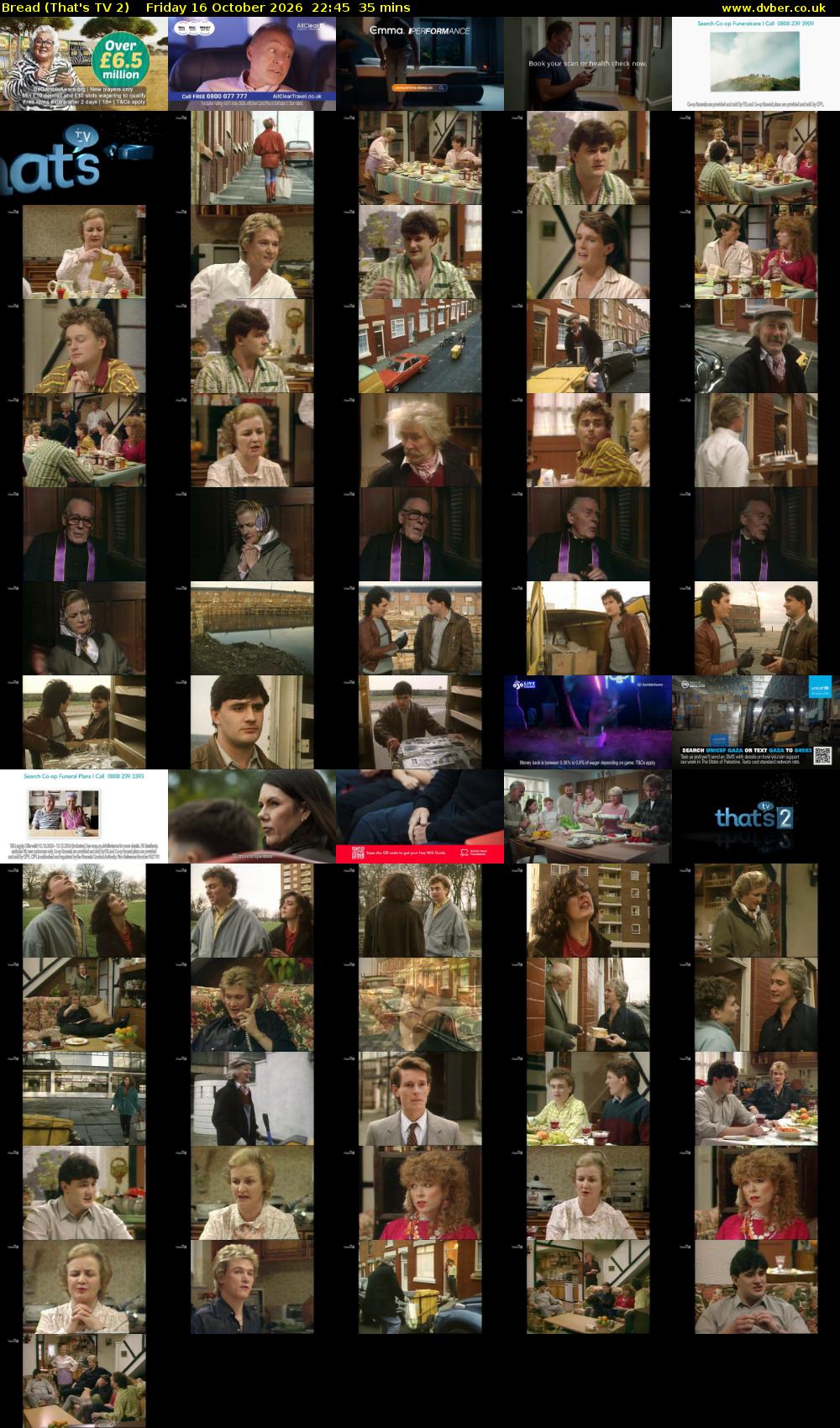 Bread (That's TV 2) Friday 16 October 2026 22:45 - 23:20
