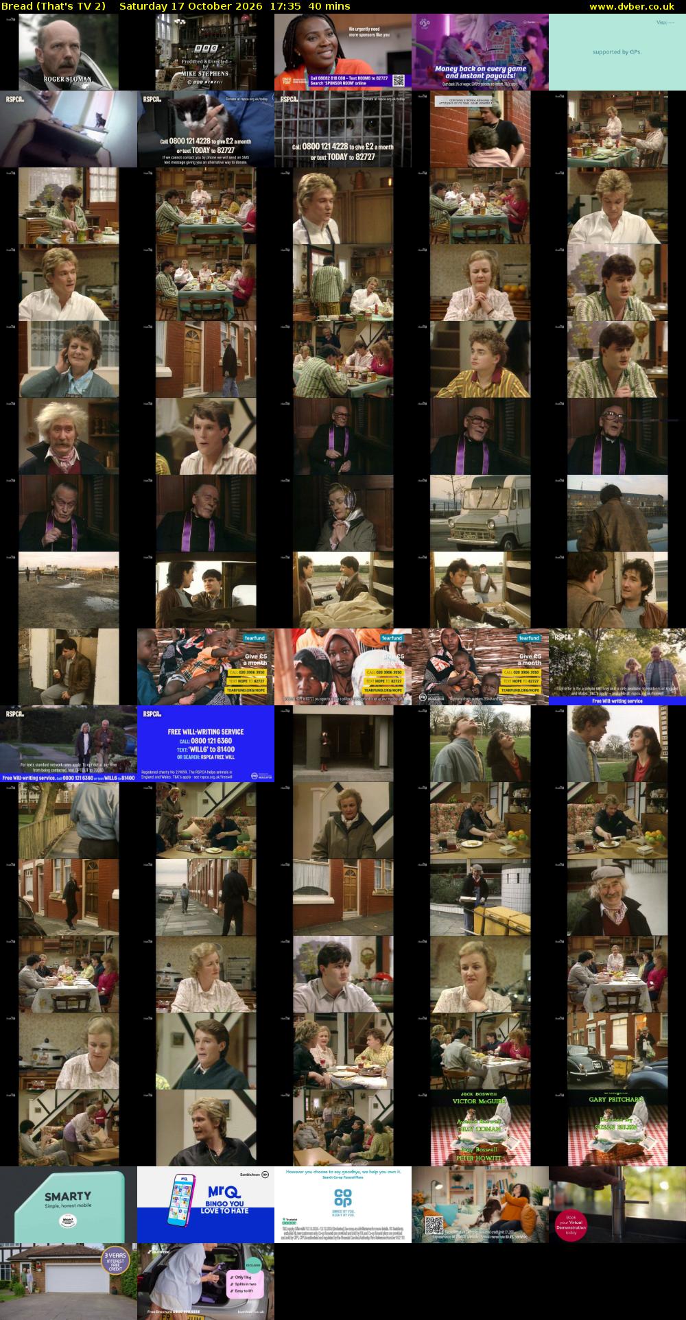 Bread (That's TV 2) Saturday 17 October 2026 17:35 - 18:15