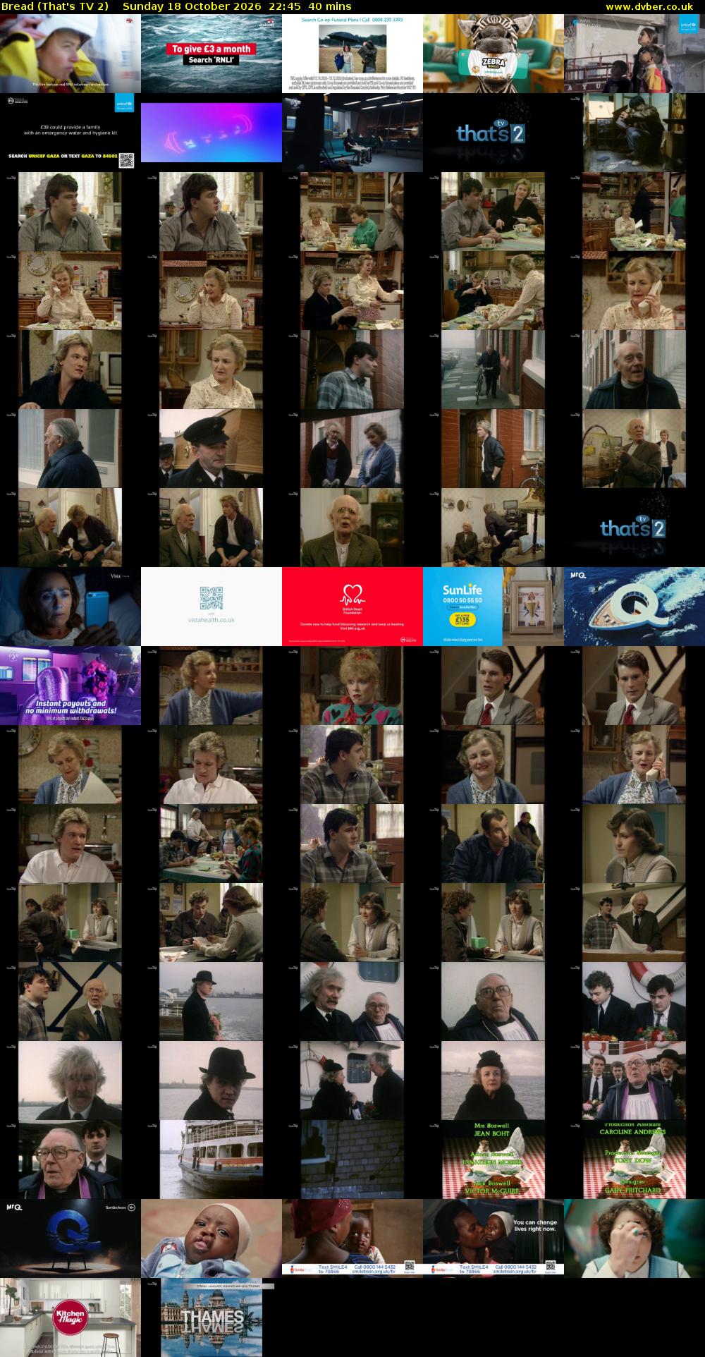 Bread (That's TV 2) Sunday 18 October 2026 22:45 - 23:25