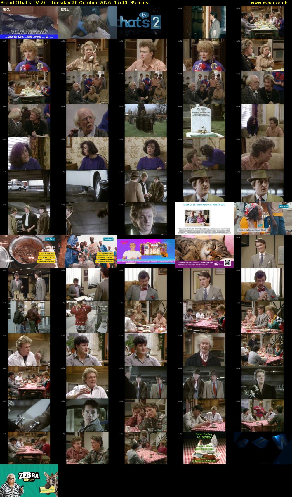 Bread (That's TV 2) Tuesday 20 October 2026 17:40 - 18:15