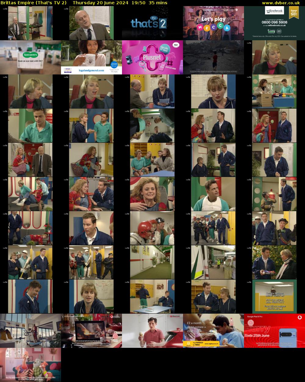Brittas Empire (That's TV 2) Thursday 20 June 2024 19:50 - 20:25