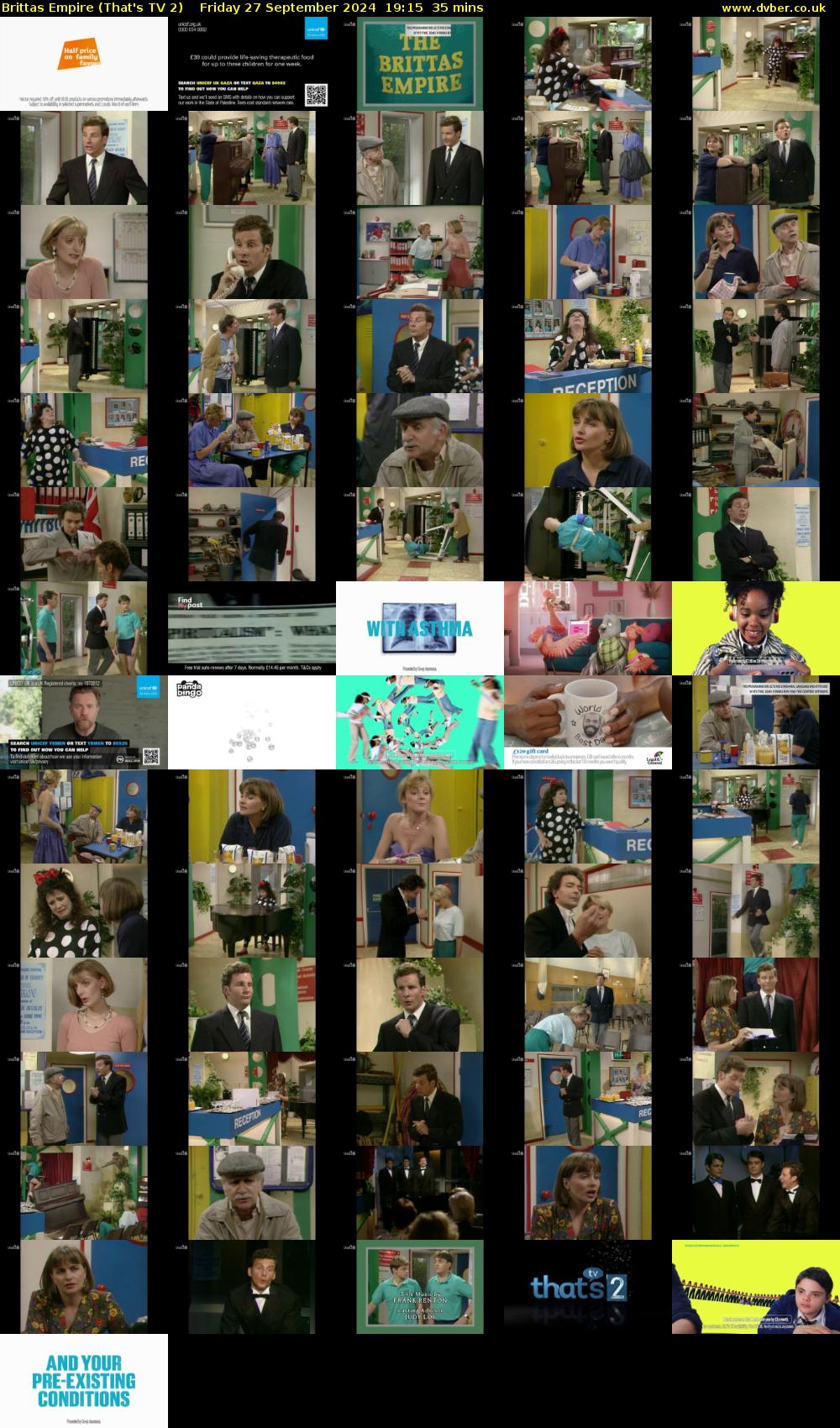 Brittas Empire (That's TV 2) Friday 27 September 2024 19:15 - 19:50