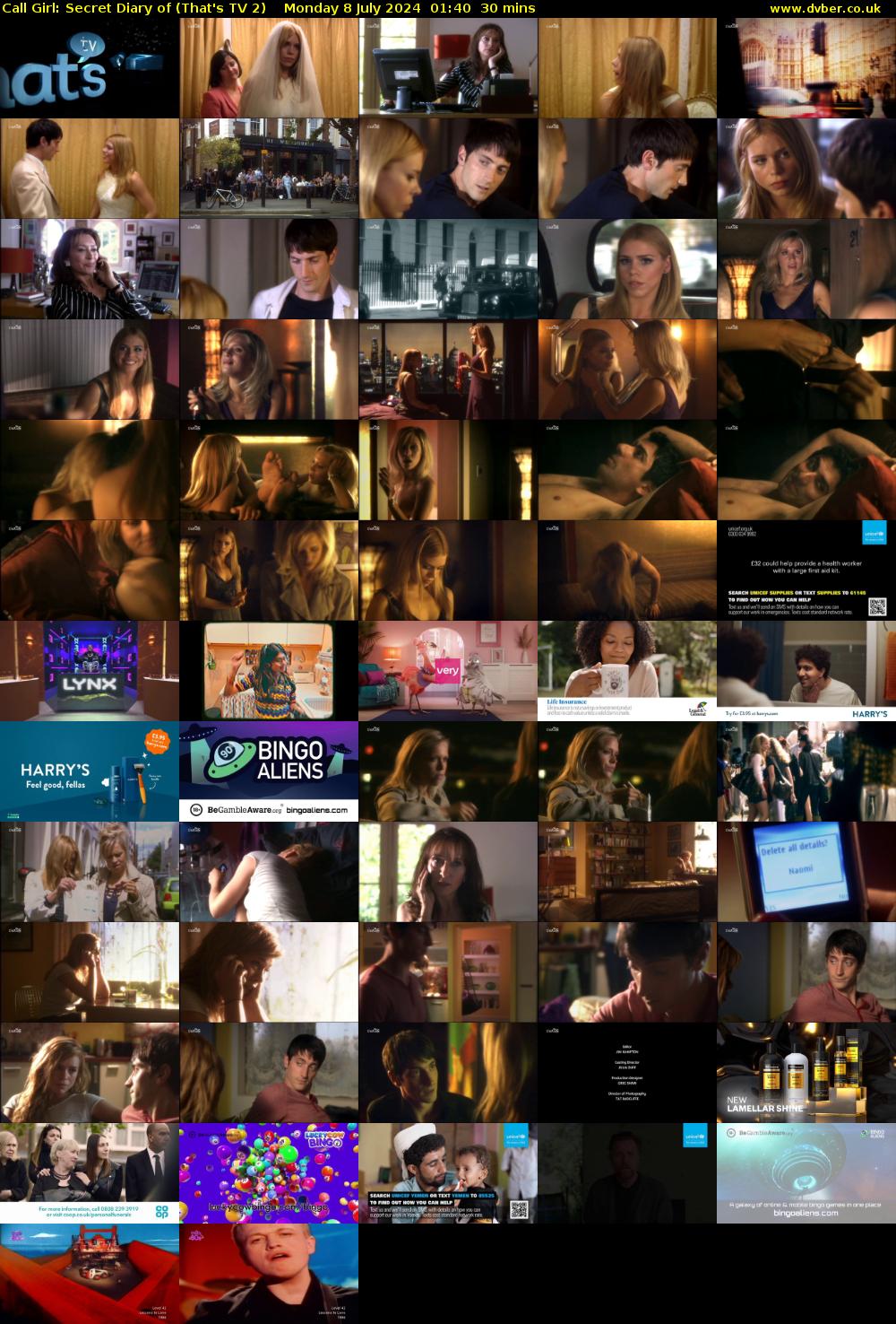 Call Girl: Secret Diary of (That's TV 2) Monday 8 July 2024 01:40 - 02:10