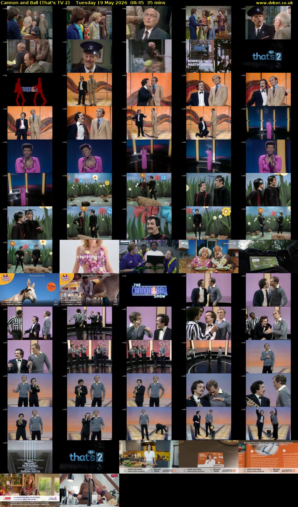Cannon and Ball (That's TV 2) Tuesday 19 May 2026 08:45 - 09:20