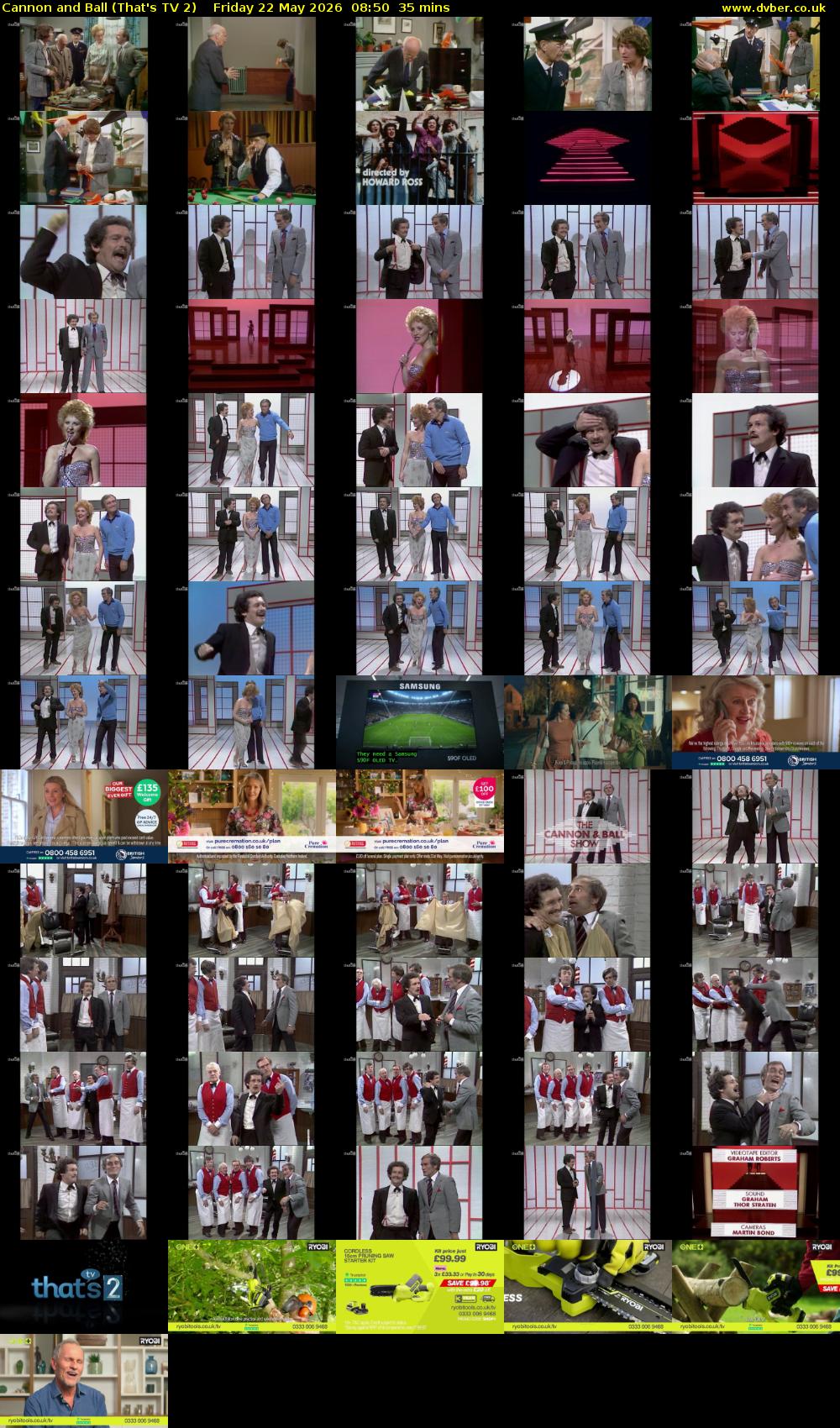 Cannon and Ball (That's TV 2) Friday 22 May 2026 08:50 - 09:25