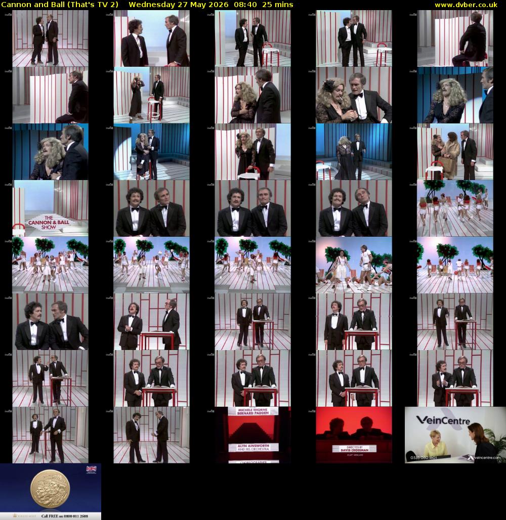Cannon and Ball (That's TV 2) Wednesday 27 May 2026 08:40 - 09:05
