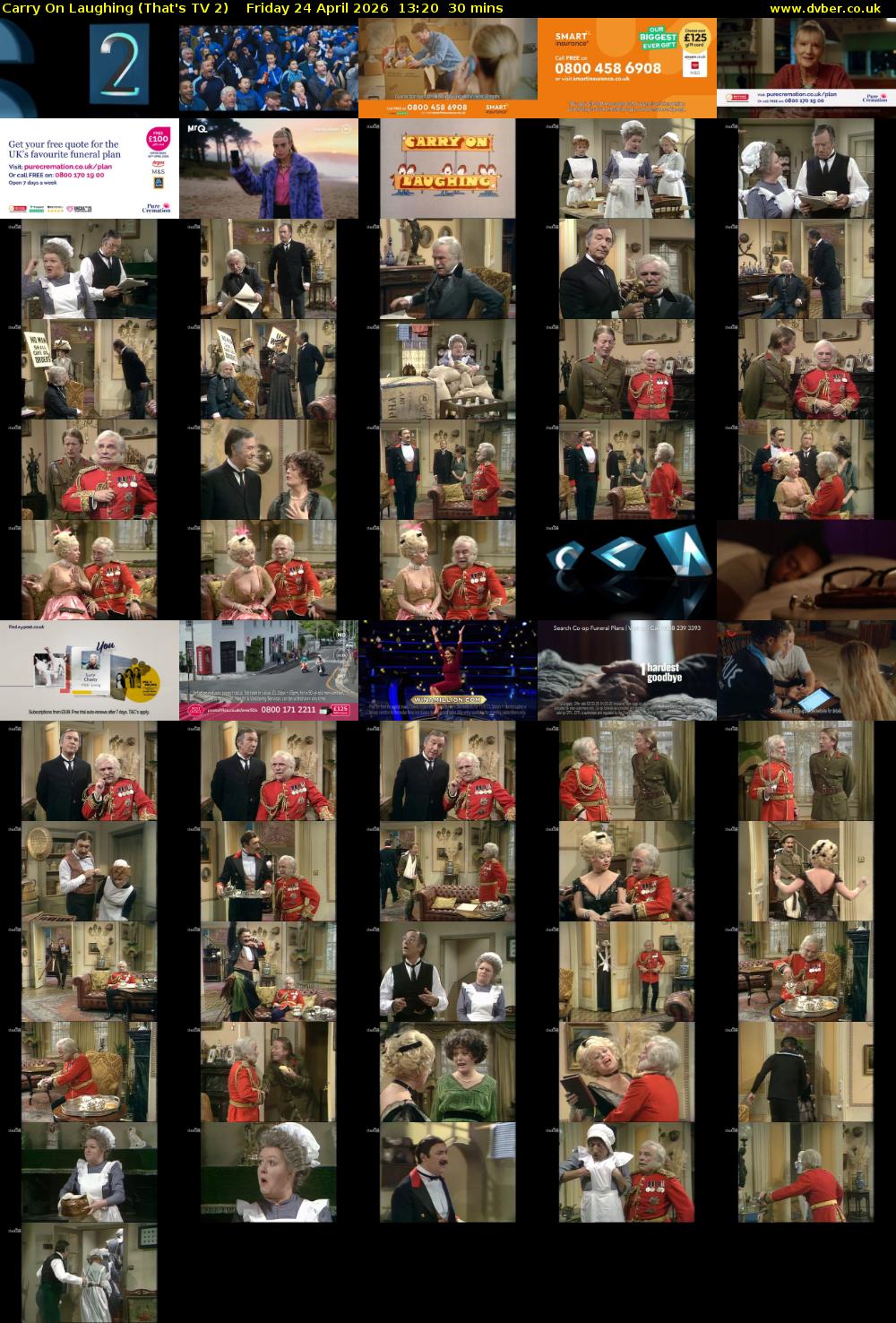 Carry On Laughing (That's TV 2) Friday 24 April 2026 13:20 - 13:50