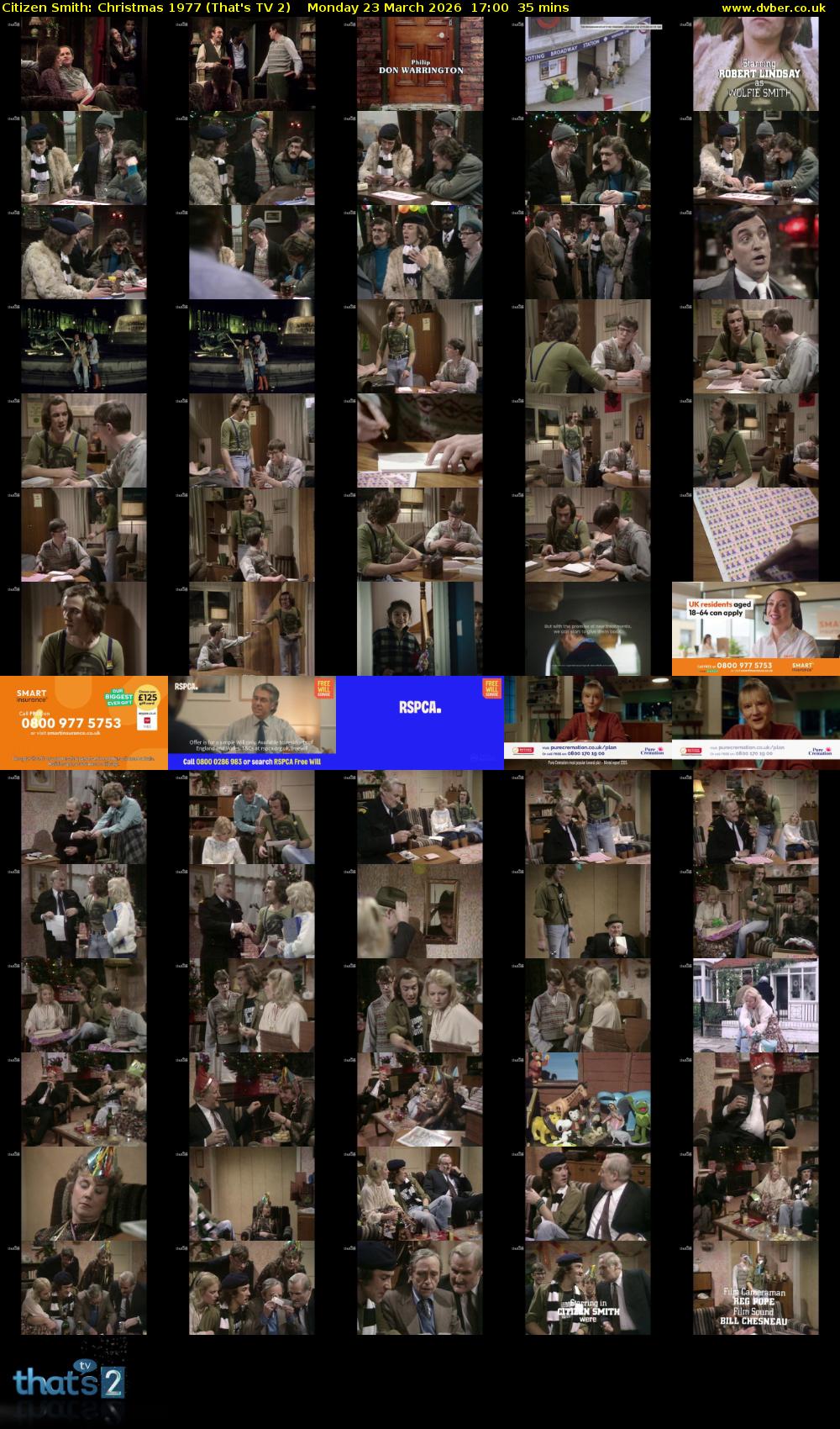 Citizen Smith: Christmas 1977 (That's TV 2) Monday 23 March 2026 17:00 - 17:35