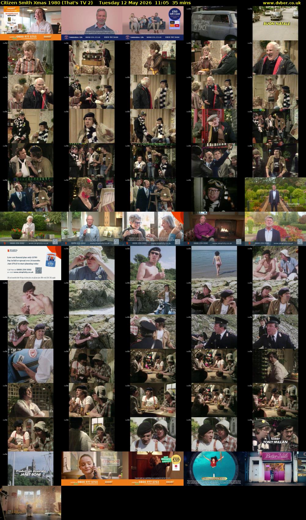 Citizen Smith Xmas 1980 (That's TV 2) Tuesday 12 May 2026 11:05 - 11:40