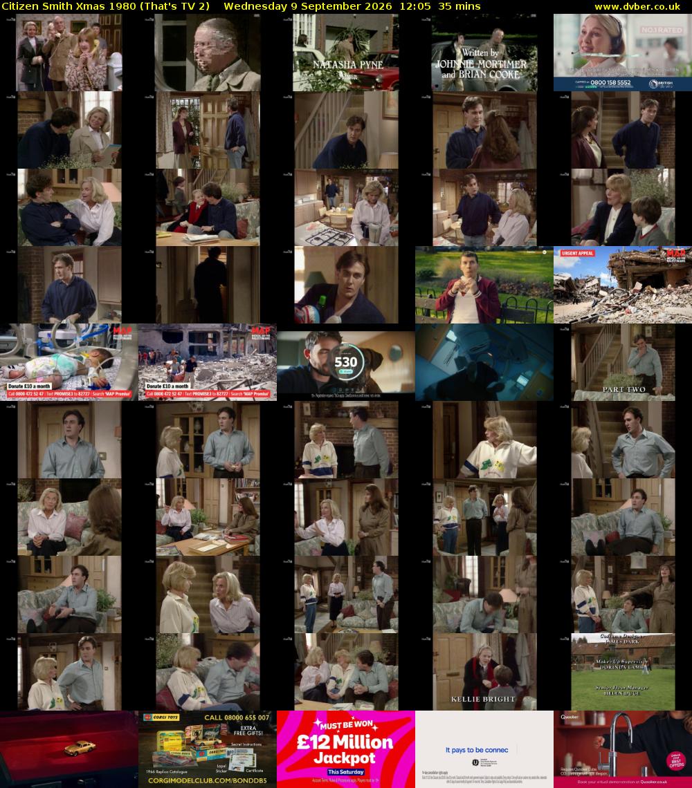 Citizen Smith Xmas 1980 (That's TV 2) Wednesday 9 September 2026 12:05 - 12:40