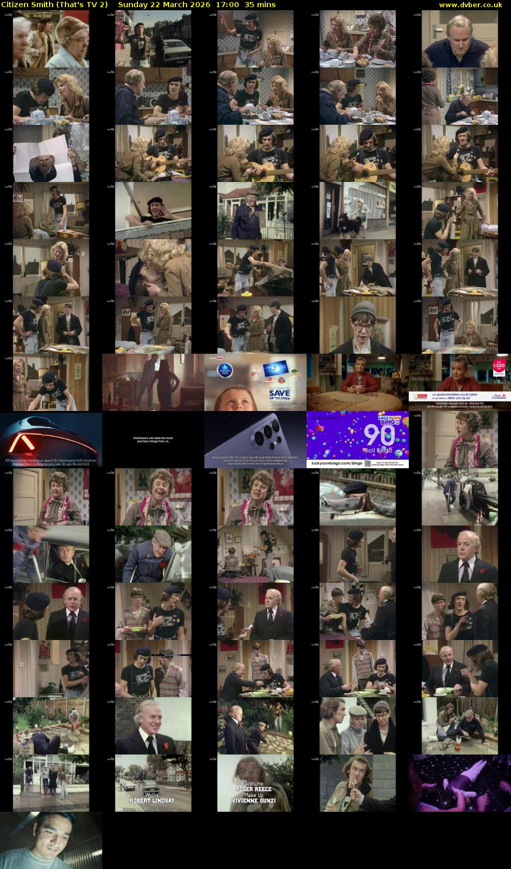 Citizen Smith (That's TV 2) Sunday 22 March 2026 17:00 - 17:35