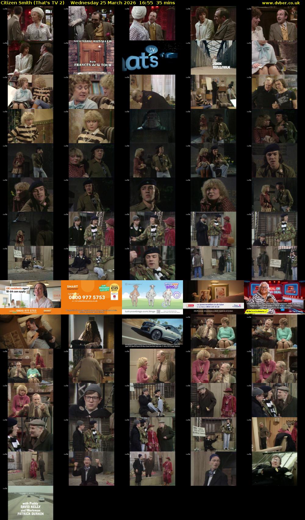 Citizen Smith (That's TV 2) Wednesday 25 March 2026 16:55 - 17:30