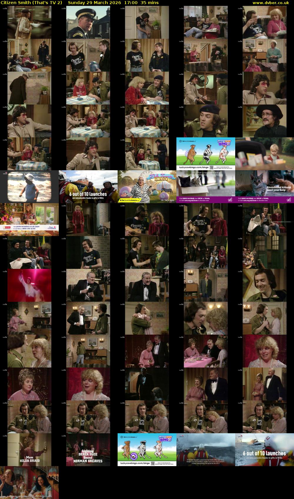 Citizen Smith (That's TV 2) Sunday 29 March 2026 17:00 - 17:35