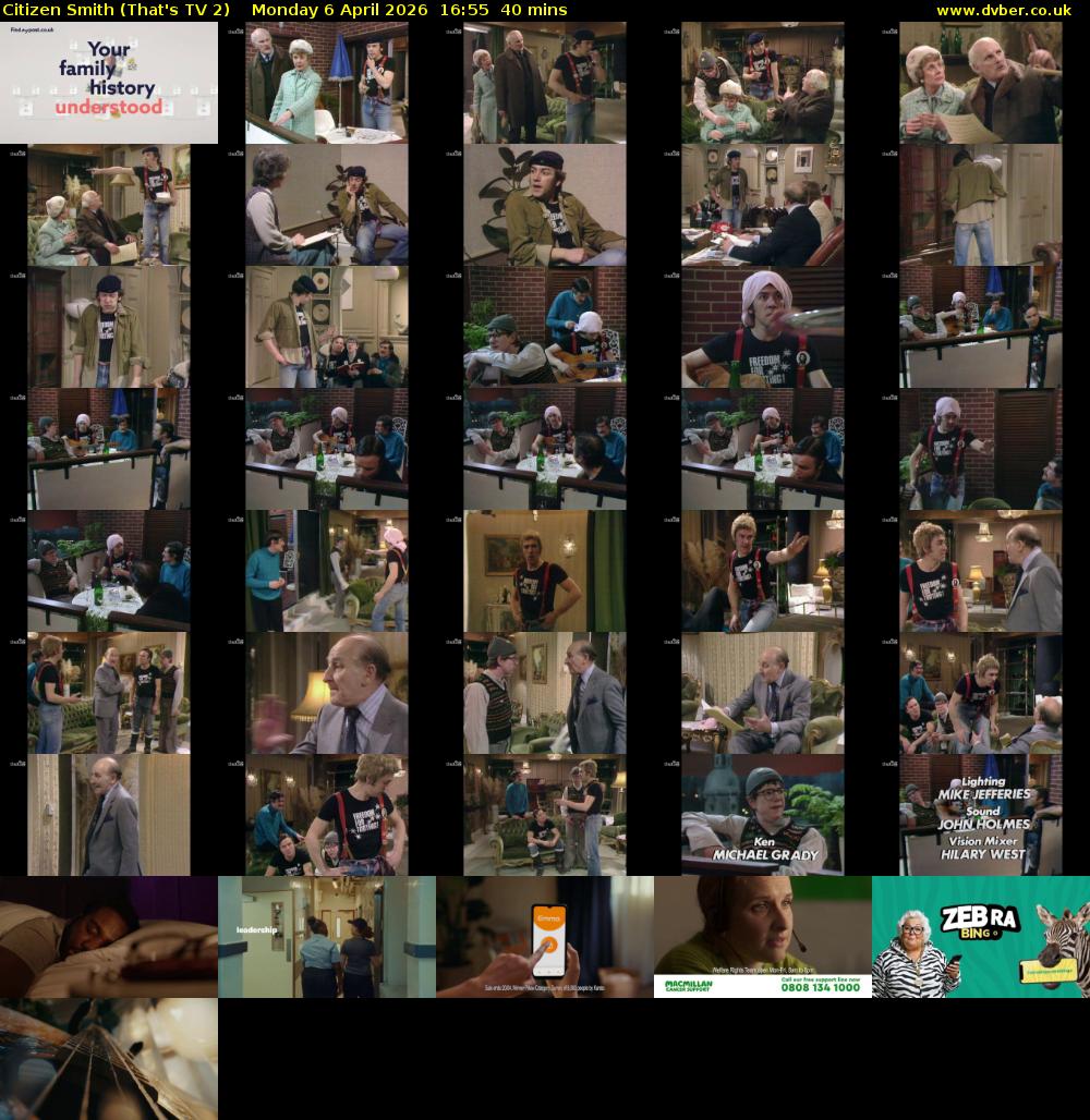 Citizen Smith (That's TV 2) Monday 6 April 2026 16:55 - 17:35