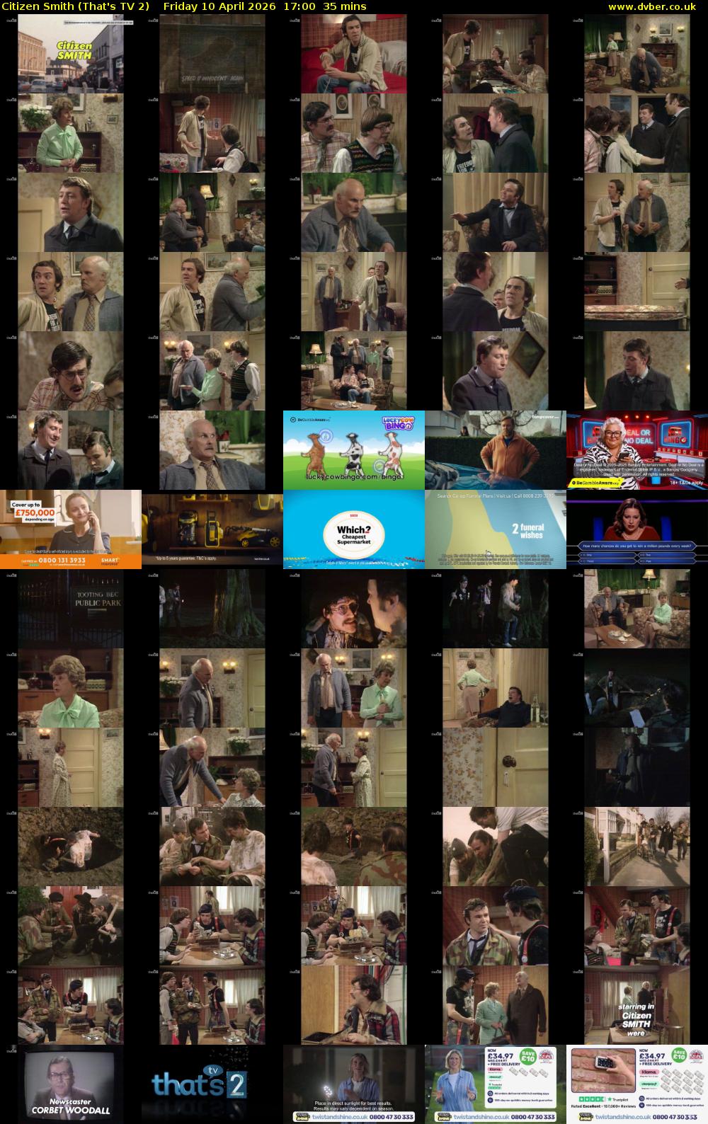 Citizen Smith (That's TV 2) Friday 10 April 2026 17:00 - 17:35