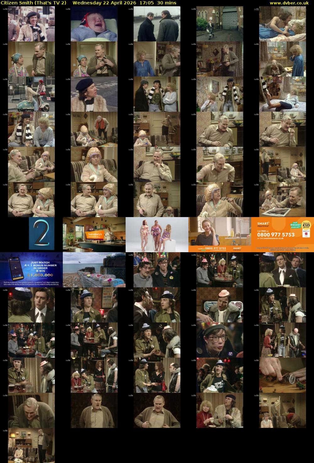 Citizen Smith (That's TV 2) Wednesday 22 April 2026 17:05 - 17:35
