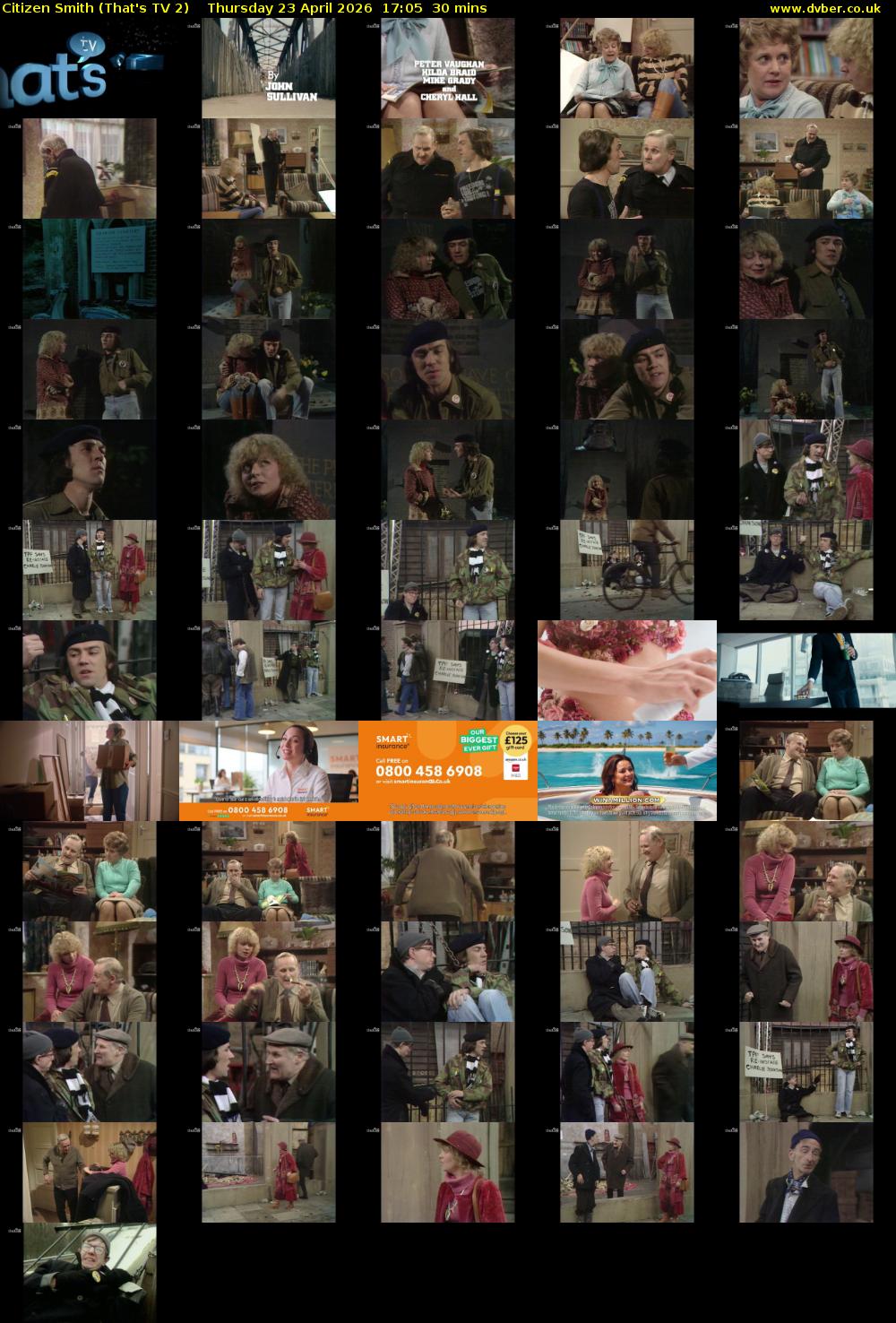 Citizen Smith (That's TV 2) Thursday 23 April 2026 17:05 - 17:35