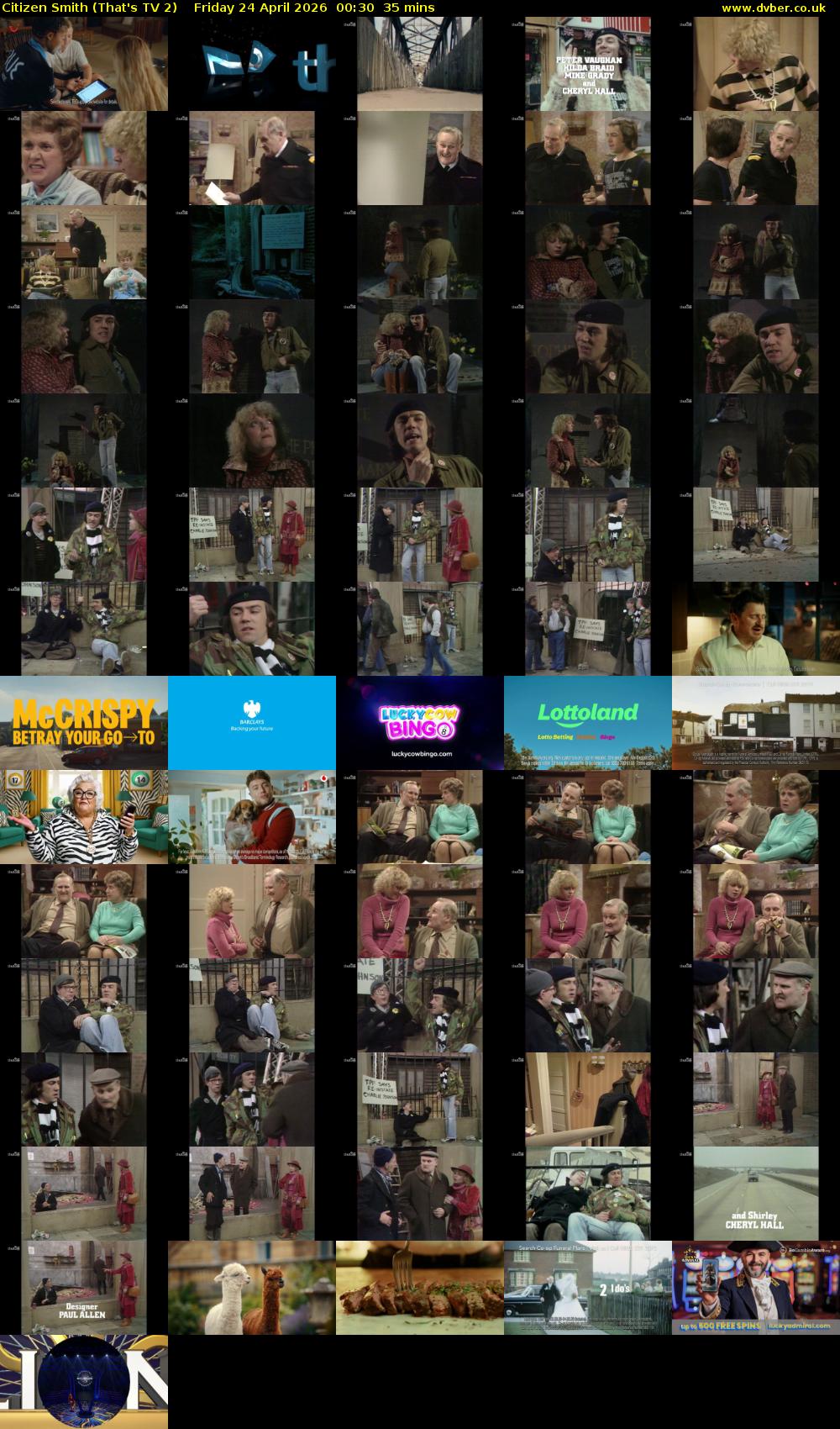 Citizen Smith (That's TV 2) Friday 24 April 2026 00:30 - 01:05
