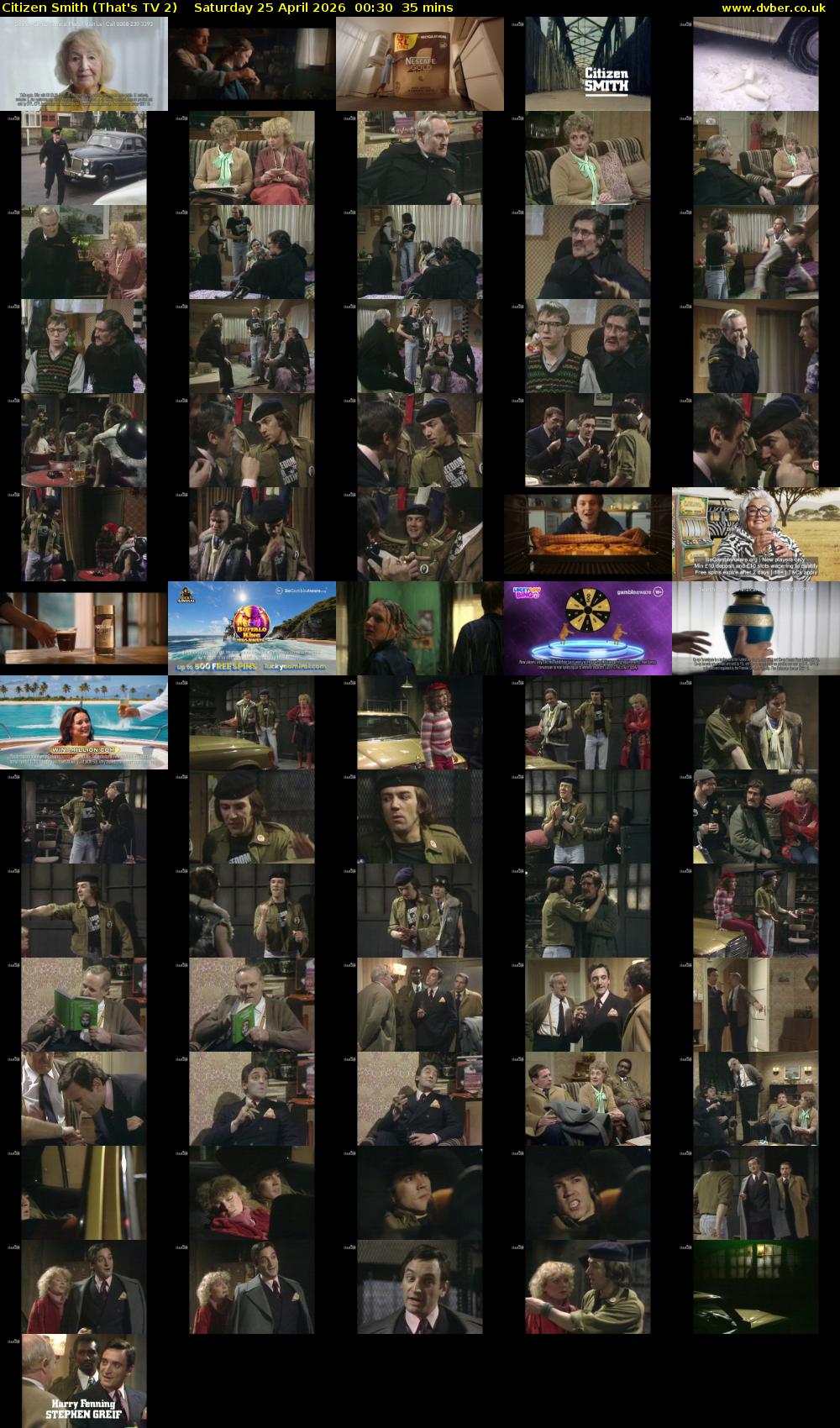 Citizen Smith (That's TV 2) Saturday 25 April 2026 00:30 - 01:05