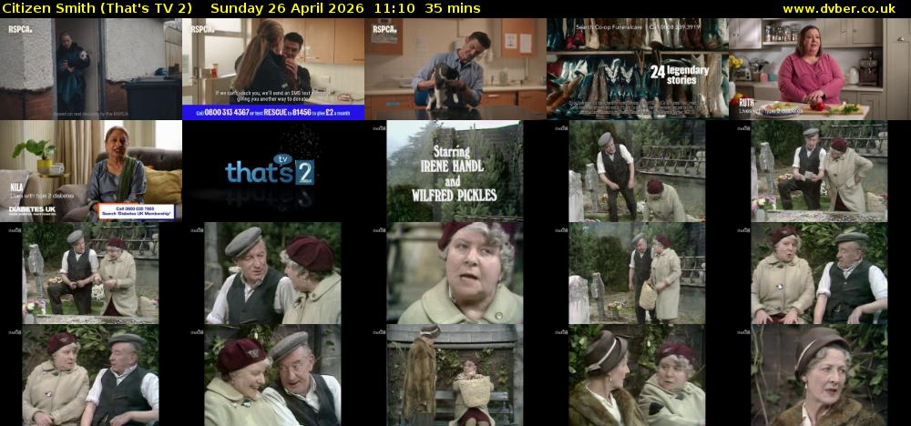 Citizen Smith (That's TV 2) Sunday 26 April 2026 11:10 - 11:45