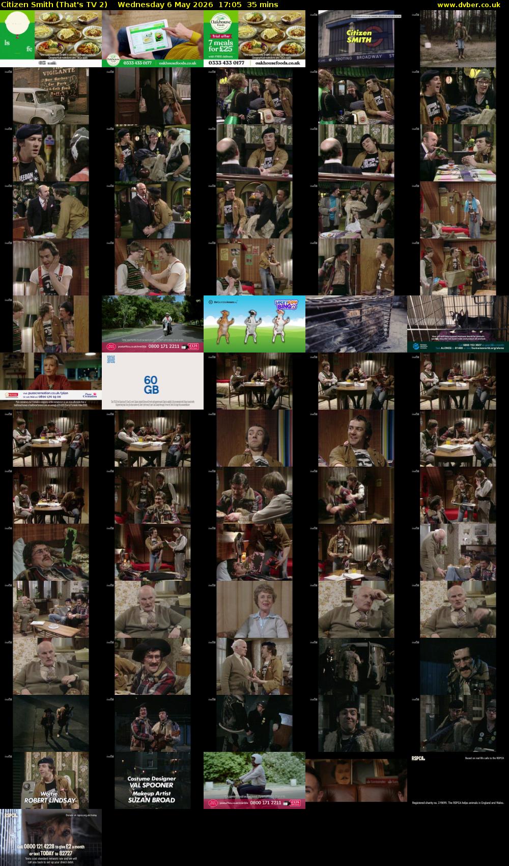 Citizen Smith (That's TV 2) Wednesday 6 May 2026 17:05 - 17:40