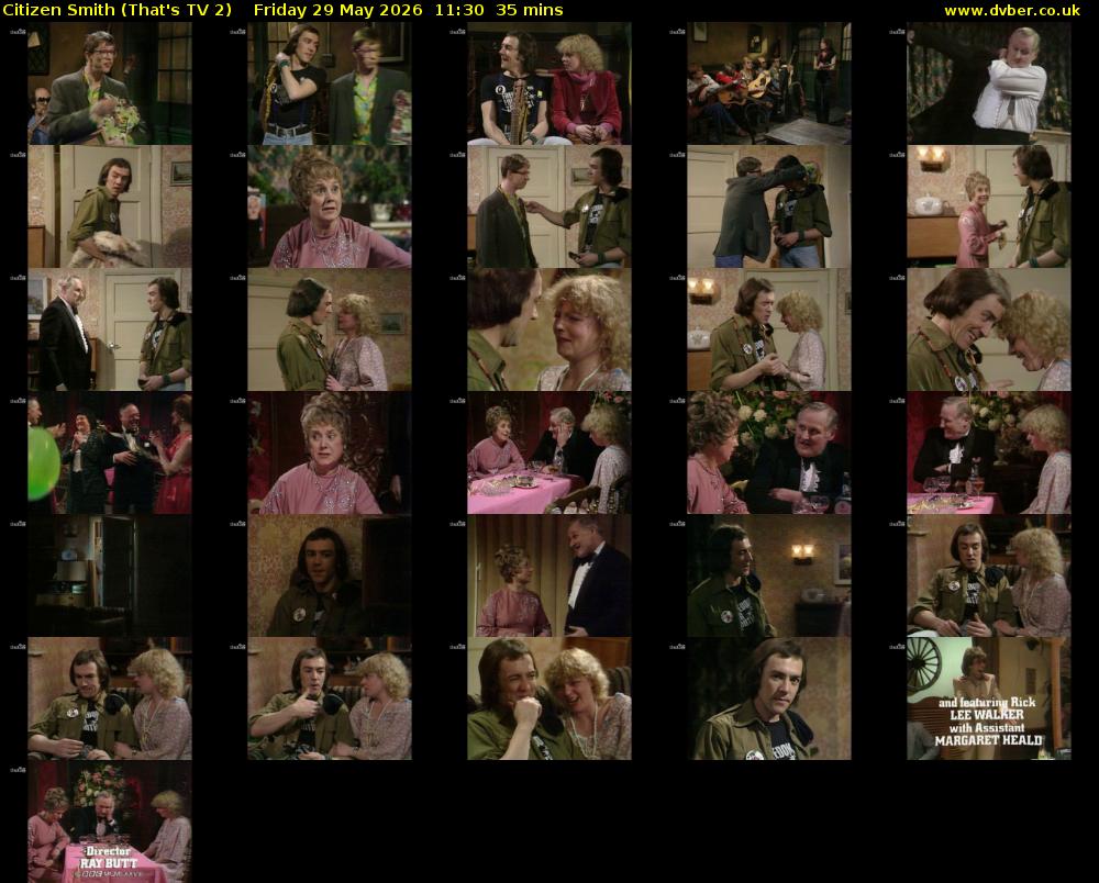 Citizen Smith (That's TV 2) Friday 29 May 2026 11:30 - 12:05