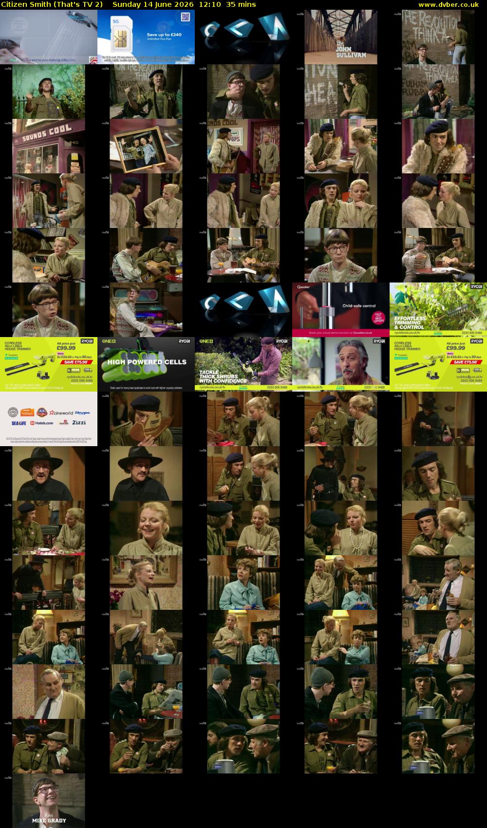 Citizen Smith (That's TV 2) Sunday 14 June 2026 12:10 - 12:45