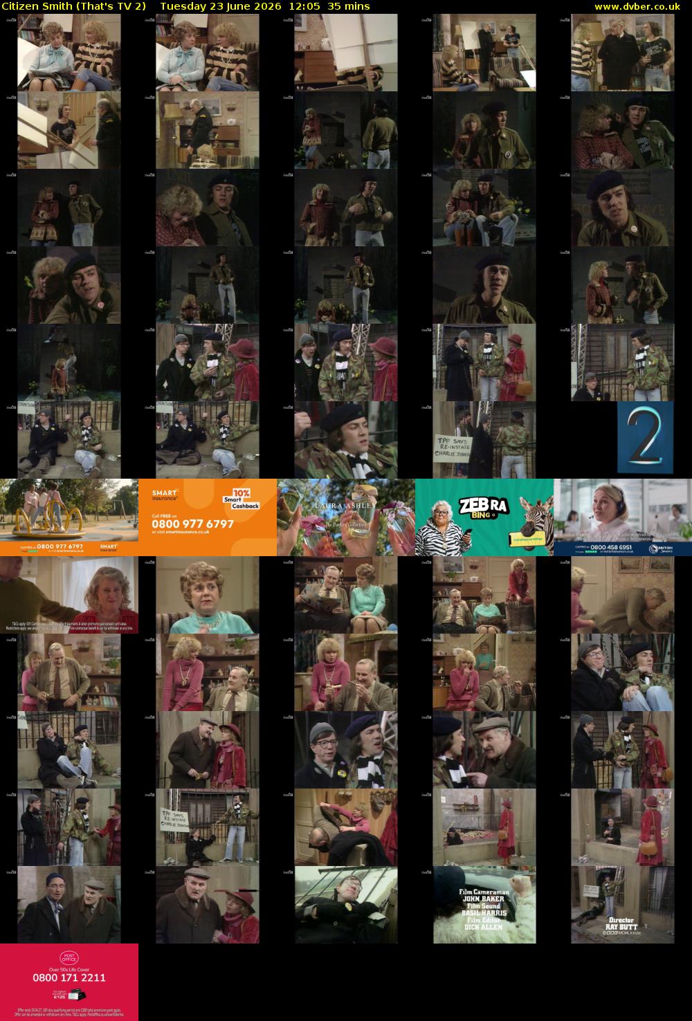 Citizen Smith (That's TV 2) Tuesday 23 June 2026 12:05 - 12:40
