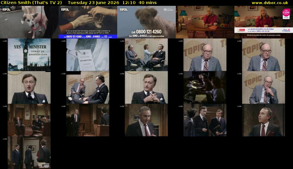 Citizen Smith (That's TV 2) Tuesday 23 June 2026 12:10 - 12:50