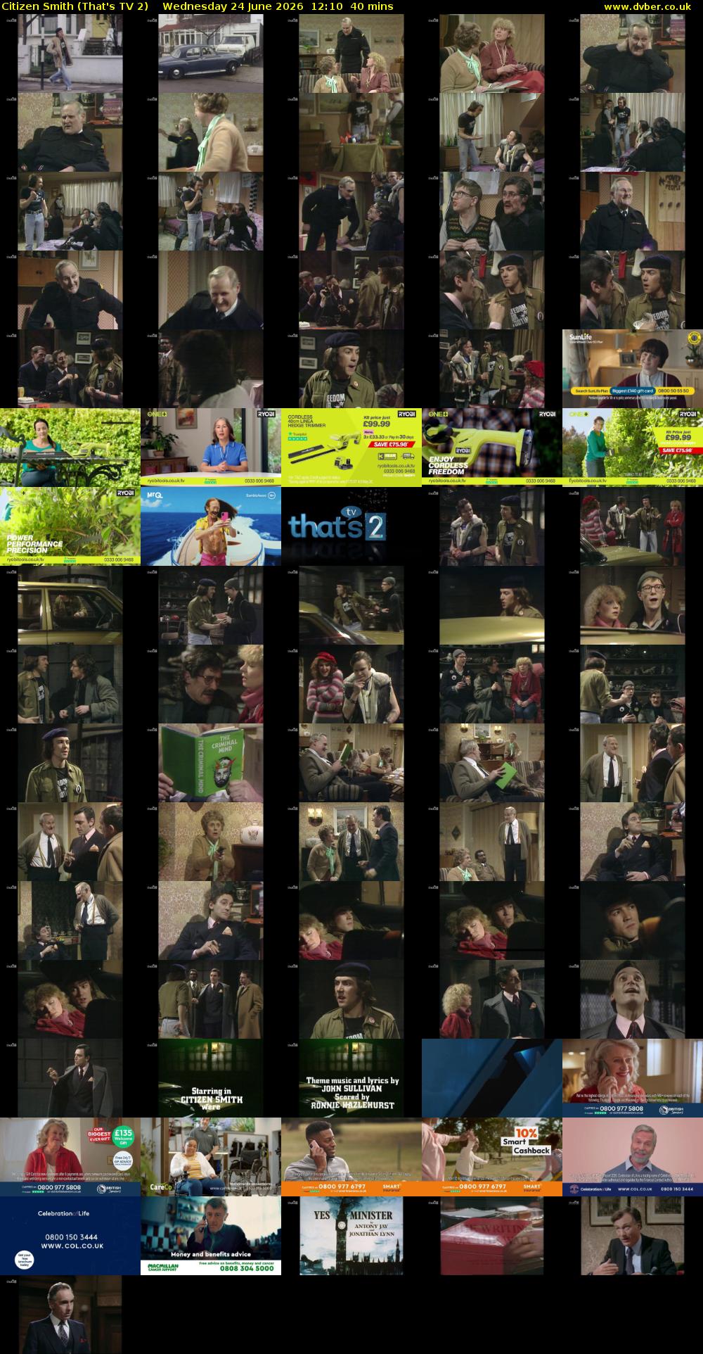 Citizen Smith (That's TV 2) Wednesday 24 June 2026 12:10 - 12:50